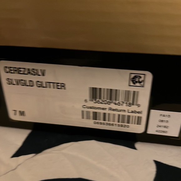 Thalia Sodi silver gold glitter heel - Picture 5 of 5